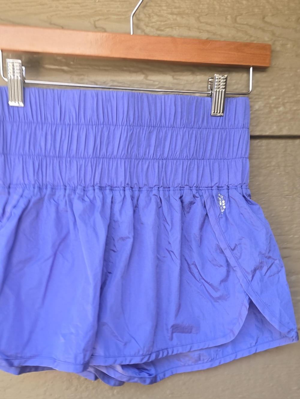 Free People Movement Smocked Running Shorts Purple Size S